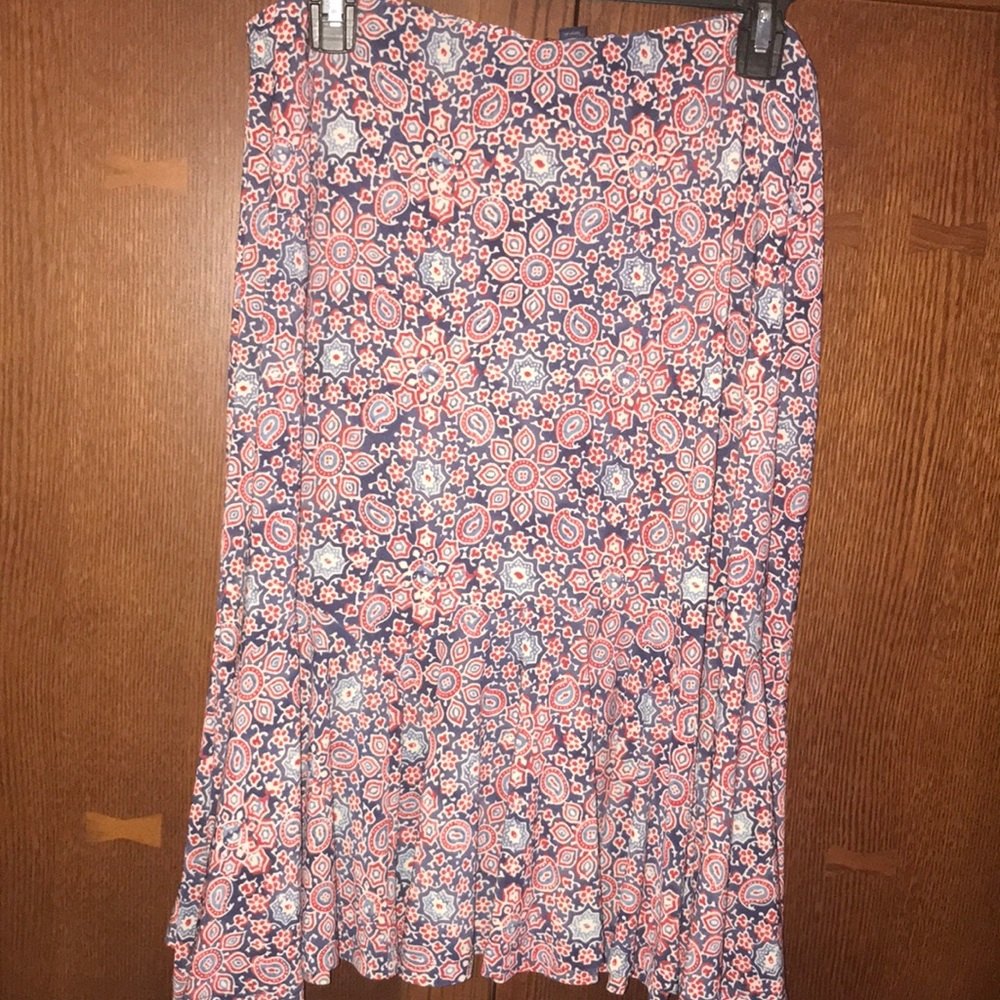 Beautiful pencil skirt with a bit of flare at the bottom.